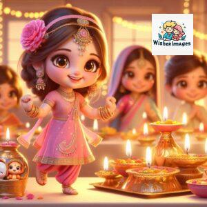 cute girl happy diwali images cute girl diwali pic hd 4k download free (121)