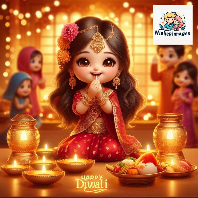 cute girl happy diwali images cute girl diwali pic hd 4k download free (129)