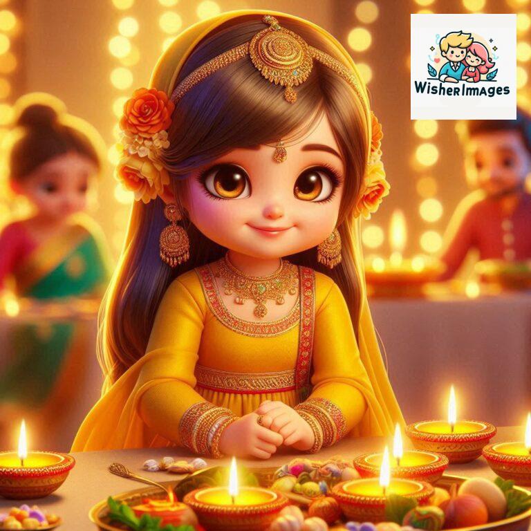 cute girl happy diwali images cute girl diwali pic hd 4k download free (2)