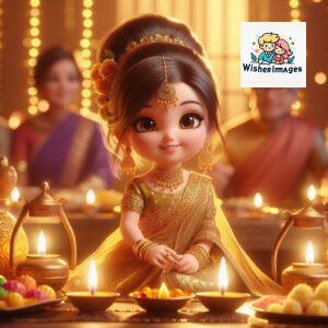 cute girl happy diwali images cute girl diwali pic hd 4k download free (3)