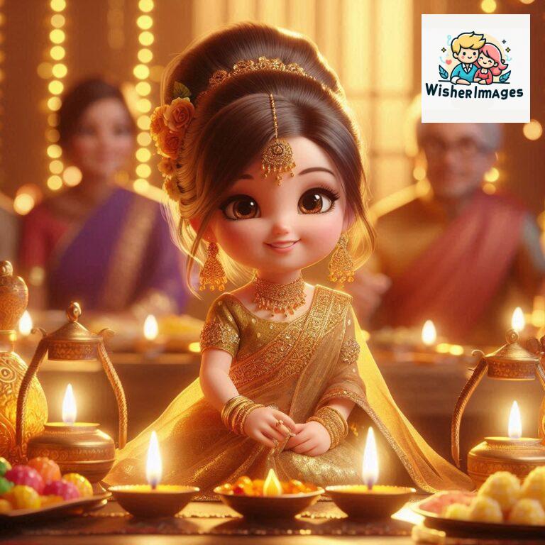 cute girl happy diwali images cute girl diwali pic hd 4k download free (3)