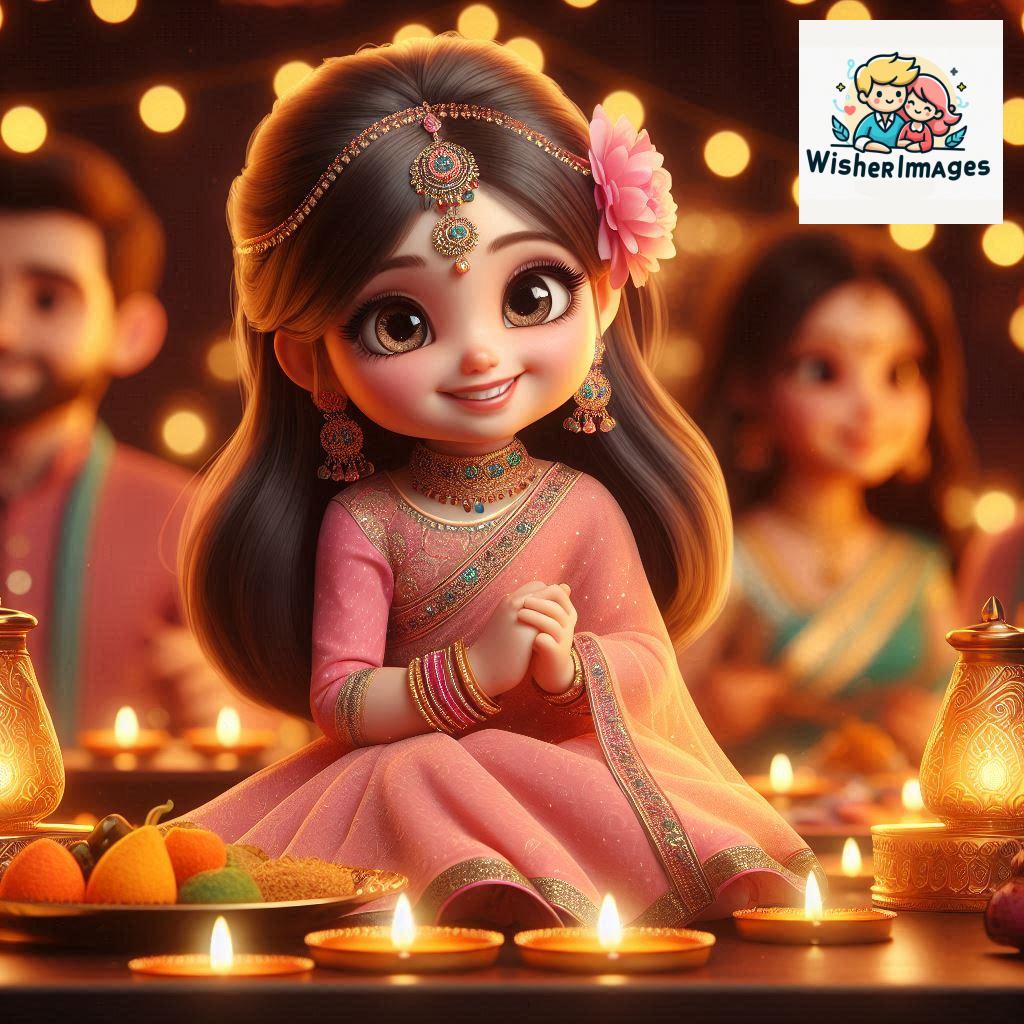 cute girl happy diwali images cute girl diwali pic hd 4k download free (4)