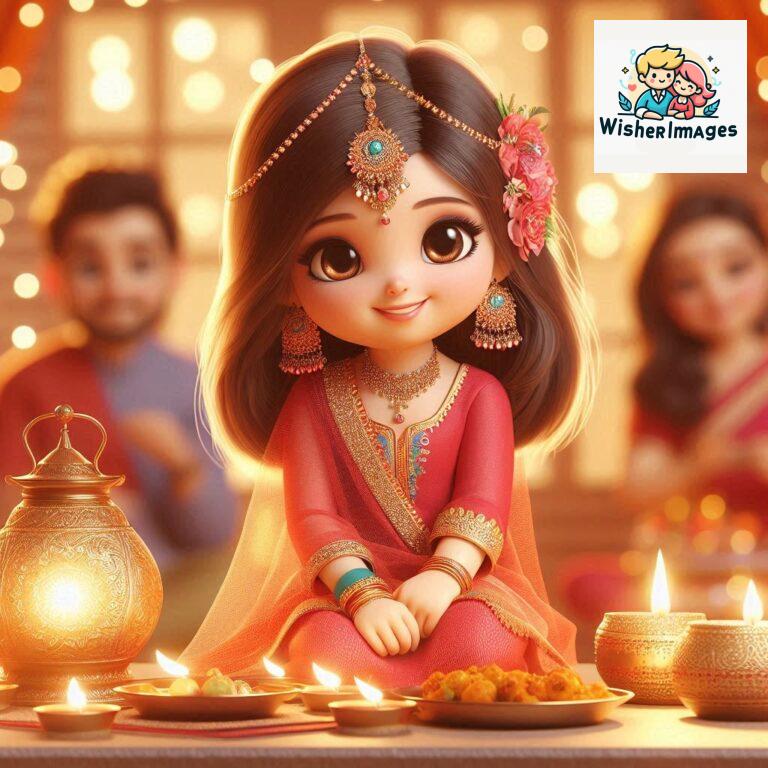 cute girl happy diwali images cute girl diwali pic hd 4k download free (6)