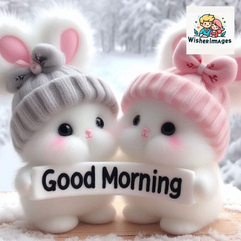 cute rabbit couple cartoon bunny good morning images rabbit good morning images funny