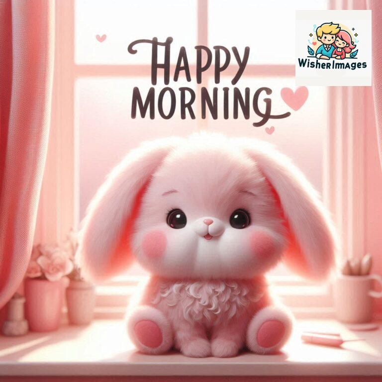 cute rabbit couple cartoon bunny good morning images rabbit good morning images funny (10)