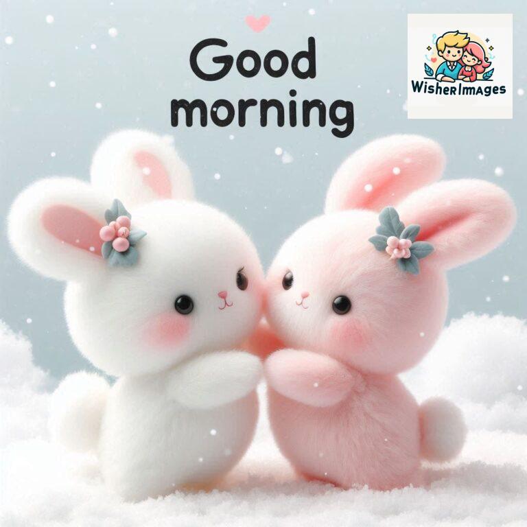 cute rabbit couple cartoon bunny good morning images rabbit good morning images funny (12)