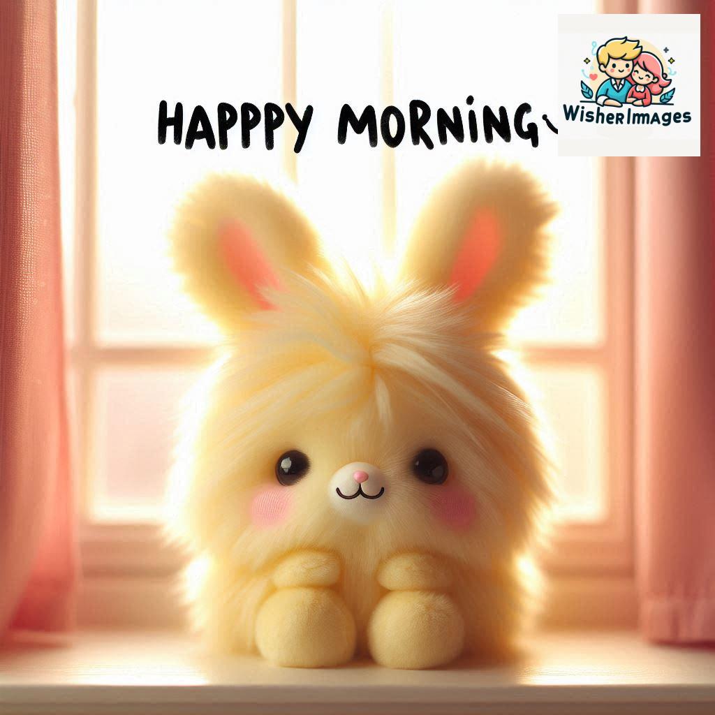 cute rabbit couple cartoon bunny good morning images rabbit good morning images funny (13)