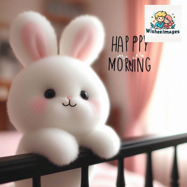 cute rabbit couple cartoon bunny good morning images rabbit good morning images funny (14)