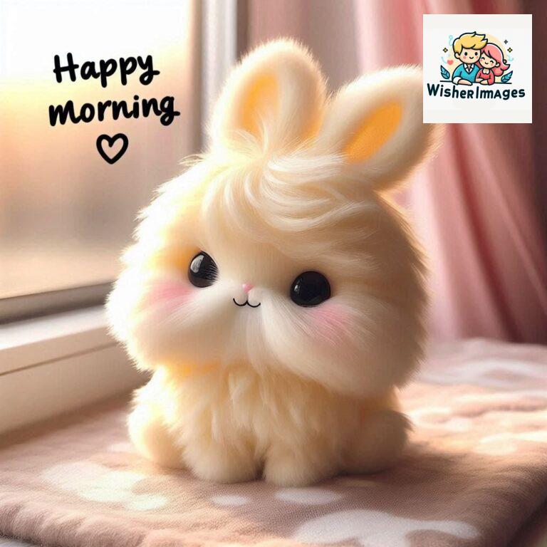 cute rabbit couple cartoon bunny good morning images rabbit good morning images funny (15)