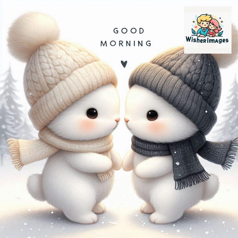 cute rabbit couple cartoon bunny good morning images rabbit good morning images funny (16)