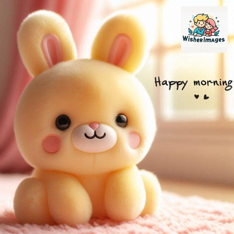 cute rabbit couple cartoon bunny good morning images rabbit good morning images funny (18)