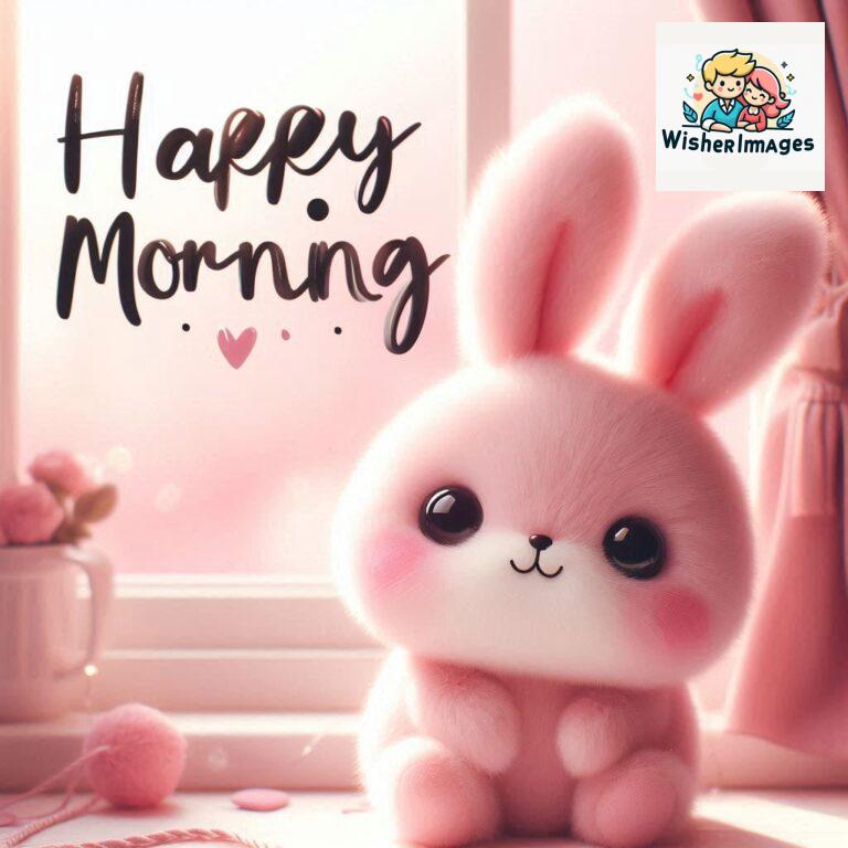 cute rabbit couple cartoon bunny good morning images rabbit good morning images funny (2)