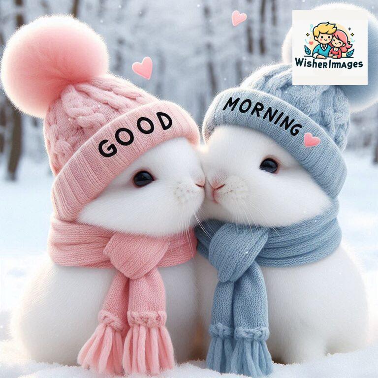 cute rabbit couple cartoon bunny good morning images rabbit good morning images funny (20)