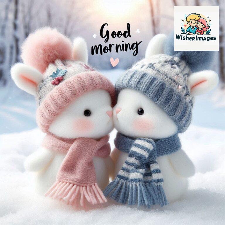 cute rabbit couple cartoon bunny good morning images rabbit good morning images funny (21)