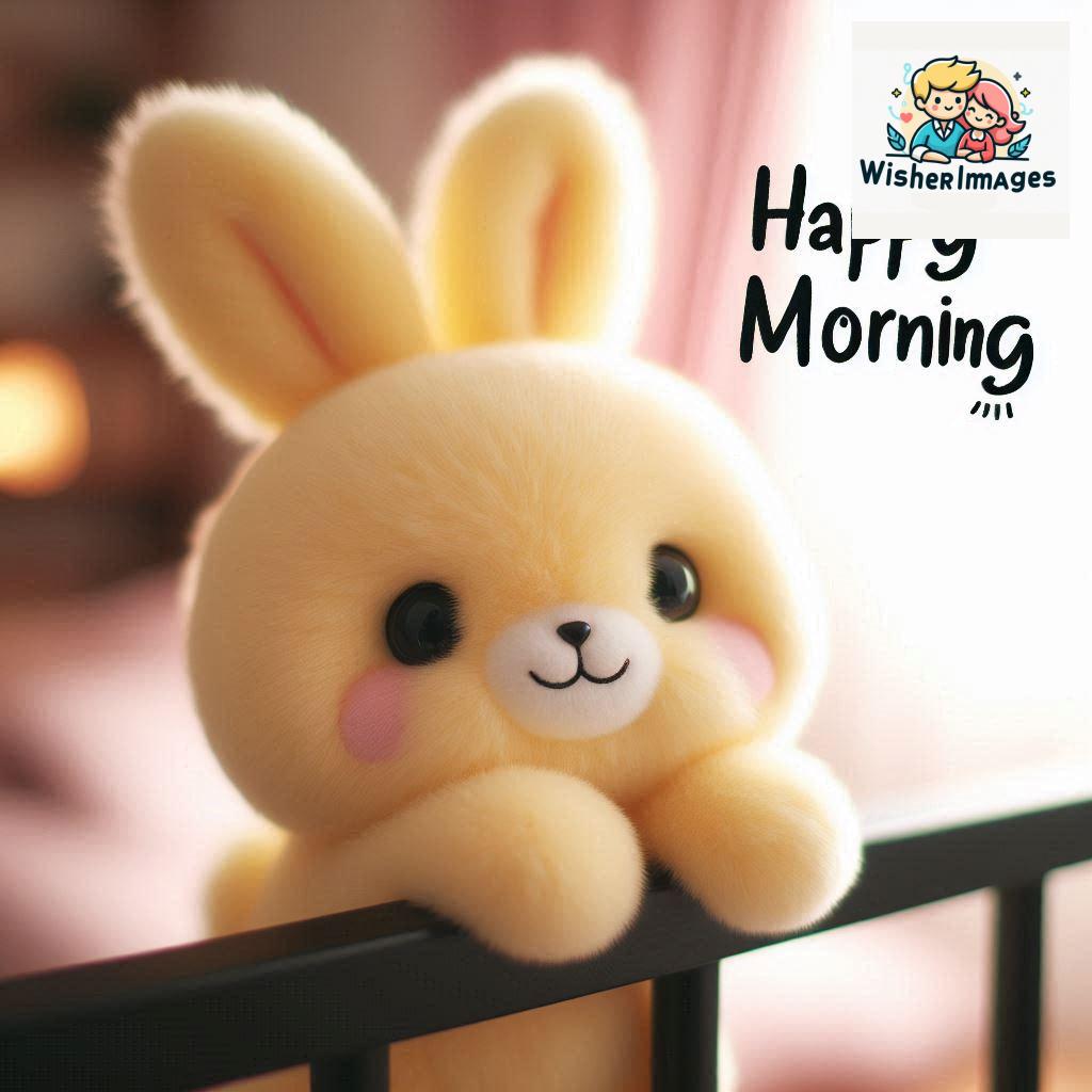 cute rabbit couple cartoon bunny good morning images rabbit good morning images funny (23)