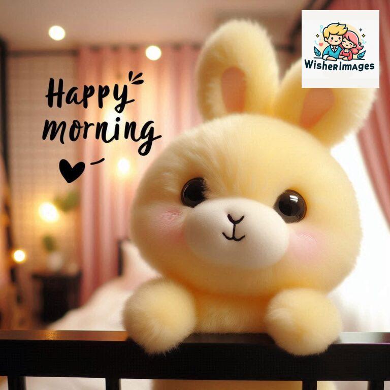 cute rabbit couple cartoon bunny good morning images rabbit good morning images funny (24)