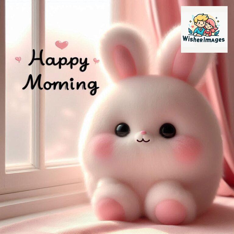 cute rabbit couple cartoon bunny good morning images rabbit good morning images funny (26)