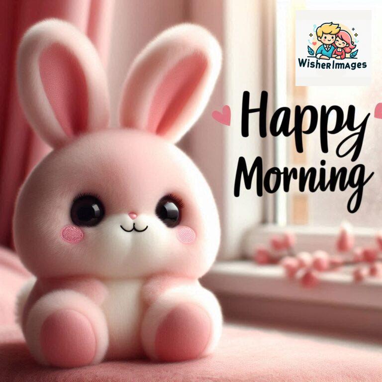 cute rabbit couple cartoon bunny good morning images rabbit good morning images funny (27)