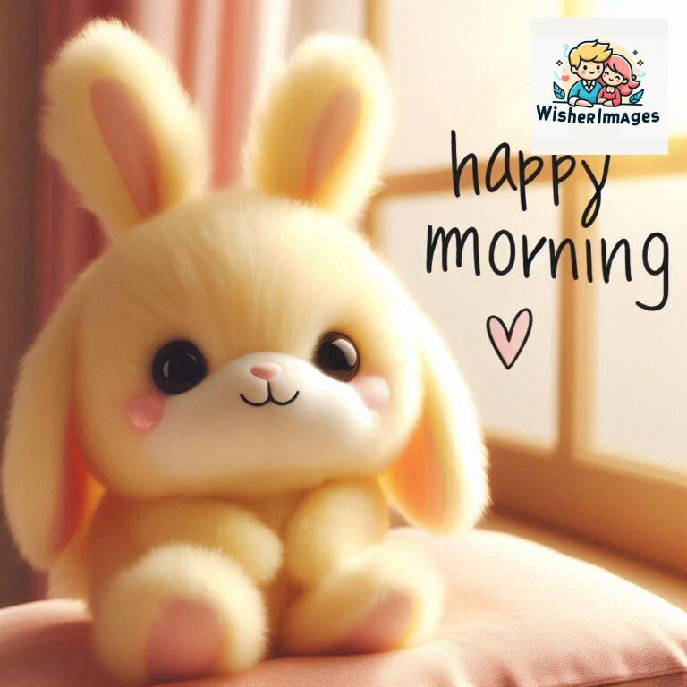 cute rabbit couple cartoon bunny good morning images rabbit good morning images funny (28)