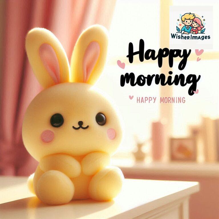 cute rabbit couple cartoon bunny good morning images rabbit good morning images funny (29)