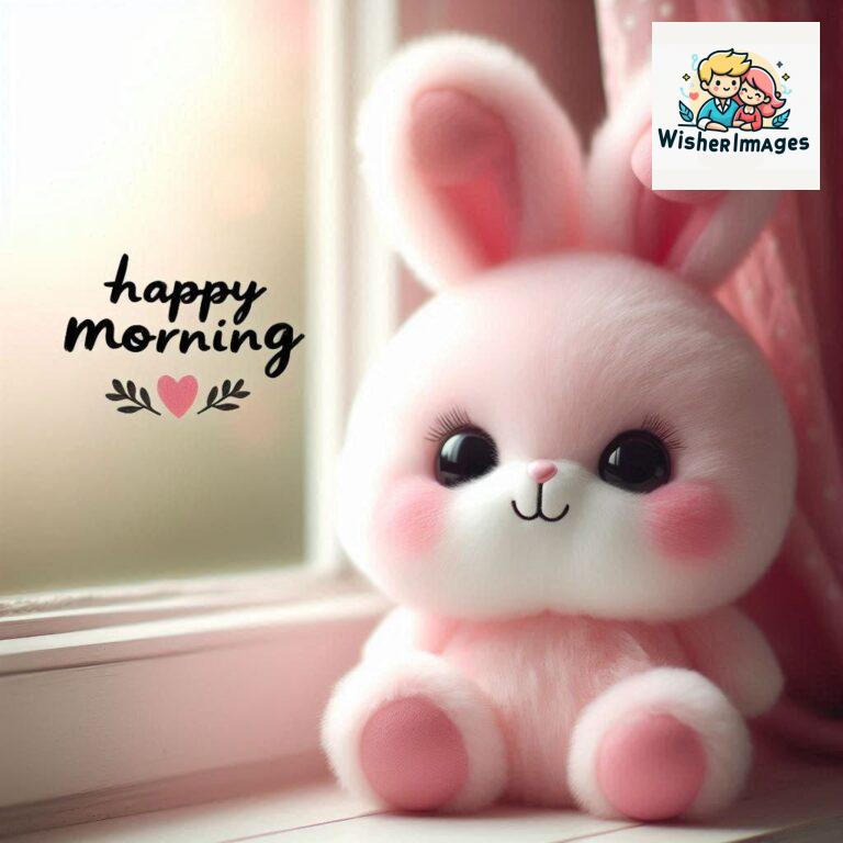 cute rabbit couple cartoon bunny good morning images rabbit good morning images funny (3)