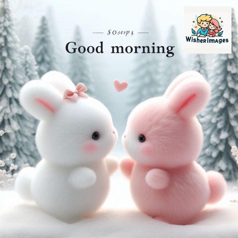 cute rabbit couple cartoon bunny good morning images rabbit good morning images funny (31)