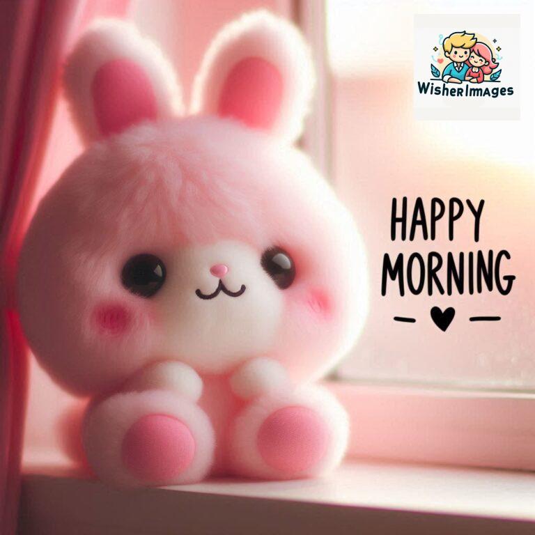 cute rabbit couple cartoon bunny good morning images rabbit good morning images funny (35)