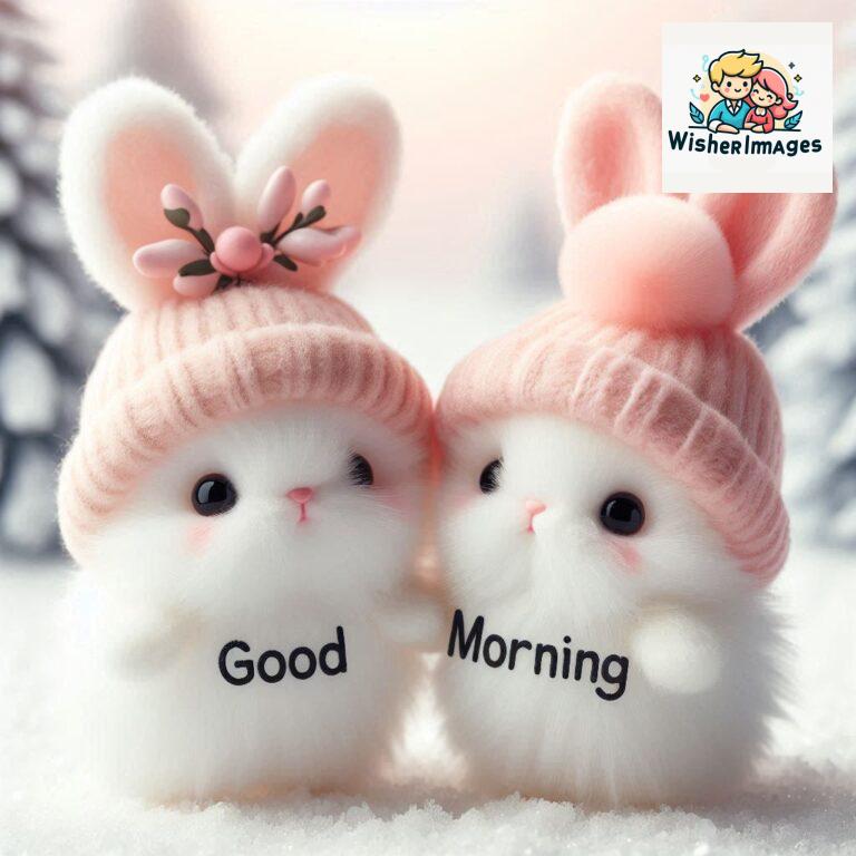 cute rabbit couple cartoon bunny good morning images rabbit good morning images funny (36)