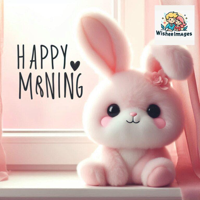 cute rabbit couple cartoon bunny good morning images rabbit good morning images funny (37)