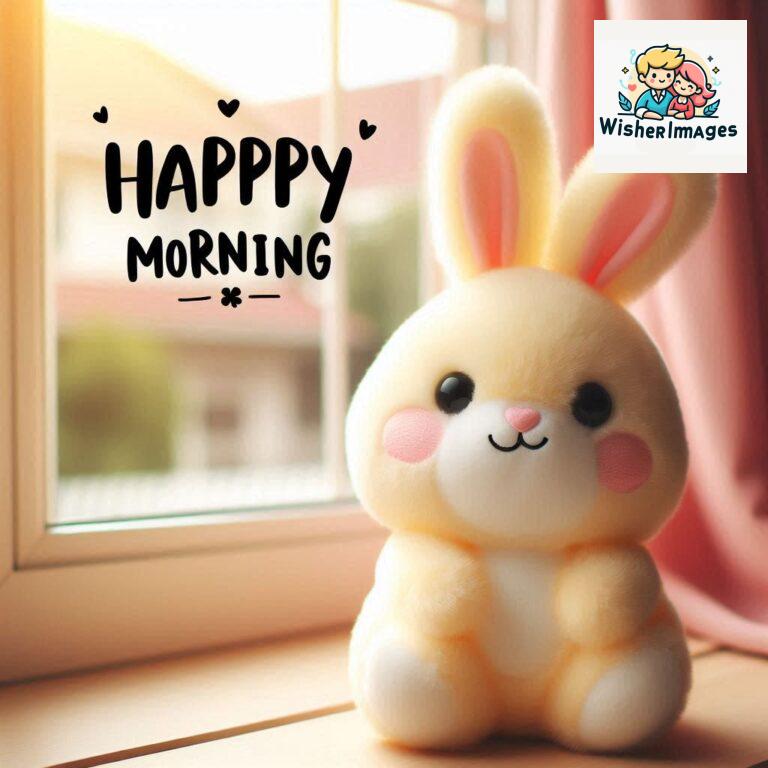 cute rabbit couple cartoon bunny good morning images rabbit good morning images funny (38)