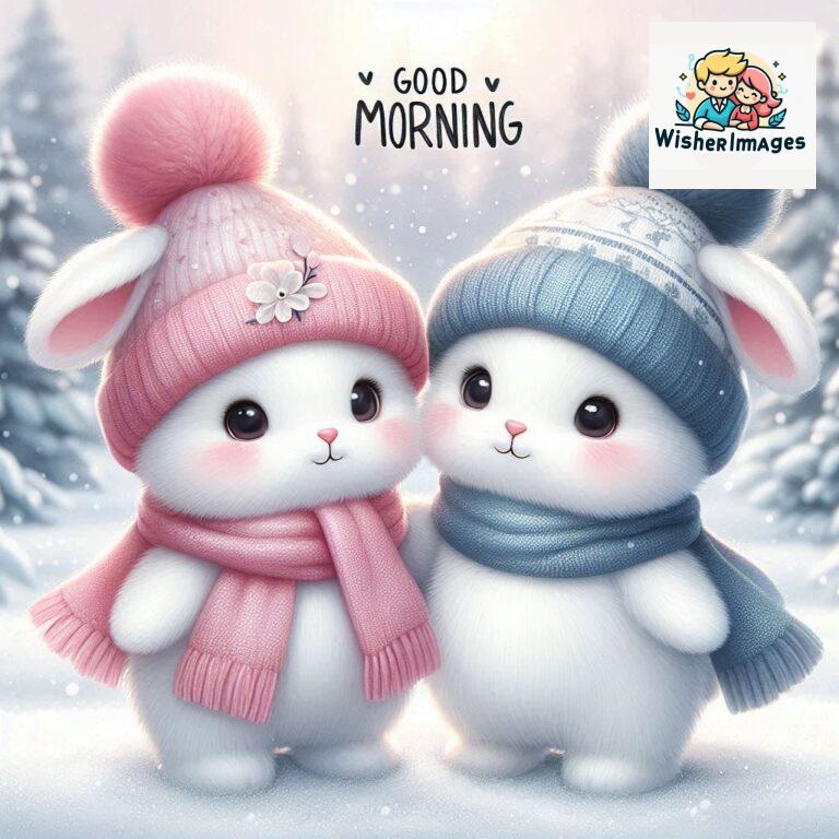 cute rabbit couple cartoon bunny good morning images rabbit good morning images funny (39)