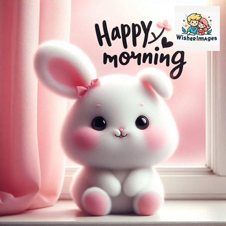 cute rabbit couple cartoon bunny good morning images rabbit good morning images funny (40)