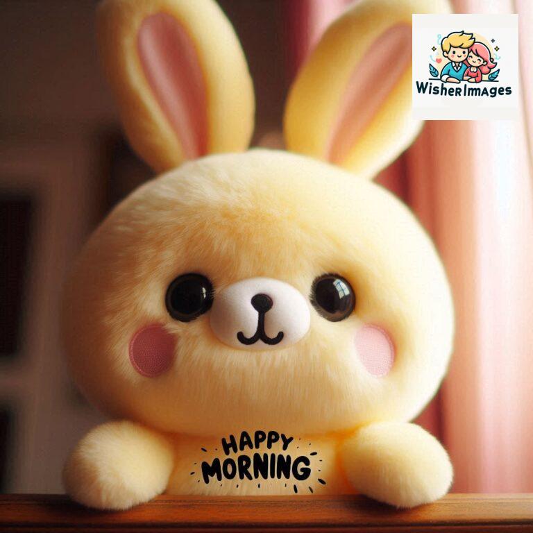 cute rabbit couple cartoon bunny good morning images rabbit good morning images funny (41)