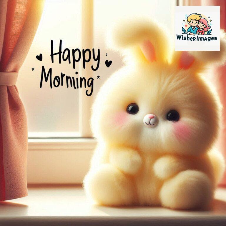 cute rabbit couple cartoon bunny good morning images rabbit good morning images funny (42)