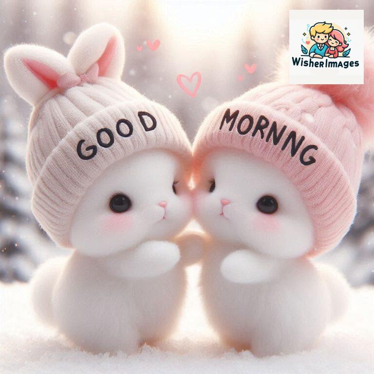 cute rabbit couple cartoon bunny good morning images rabbit good morning images funny (43)