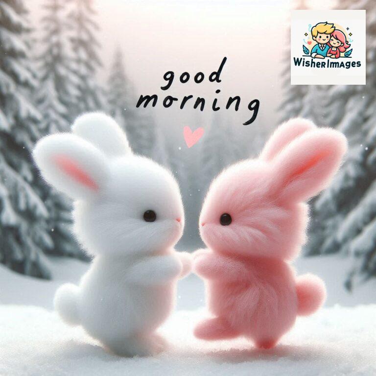 cute rabbit couple cartoon bunny good morning images rabbit good morning images funny (46)