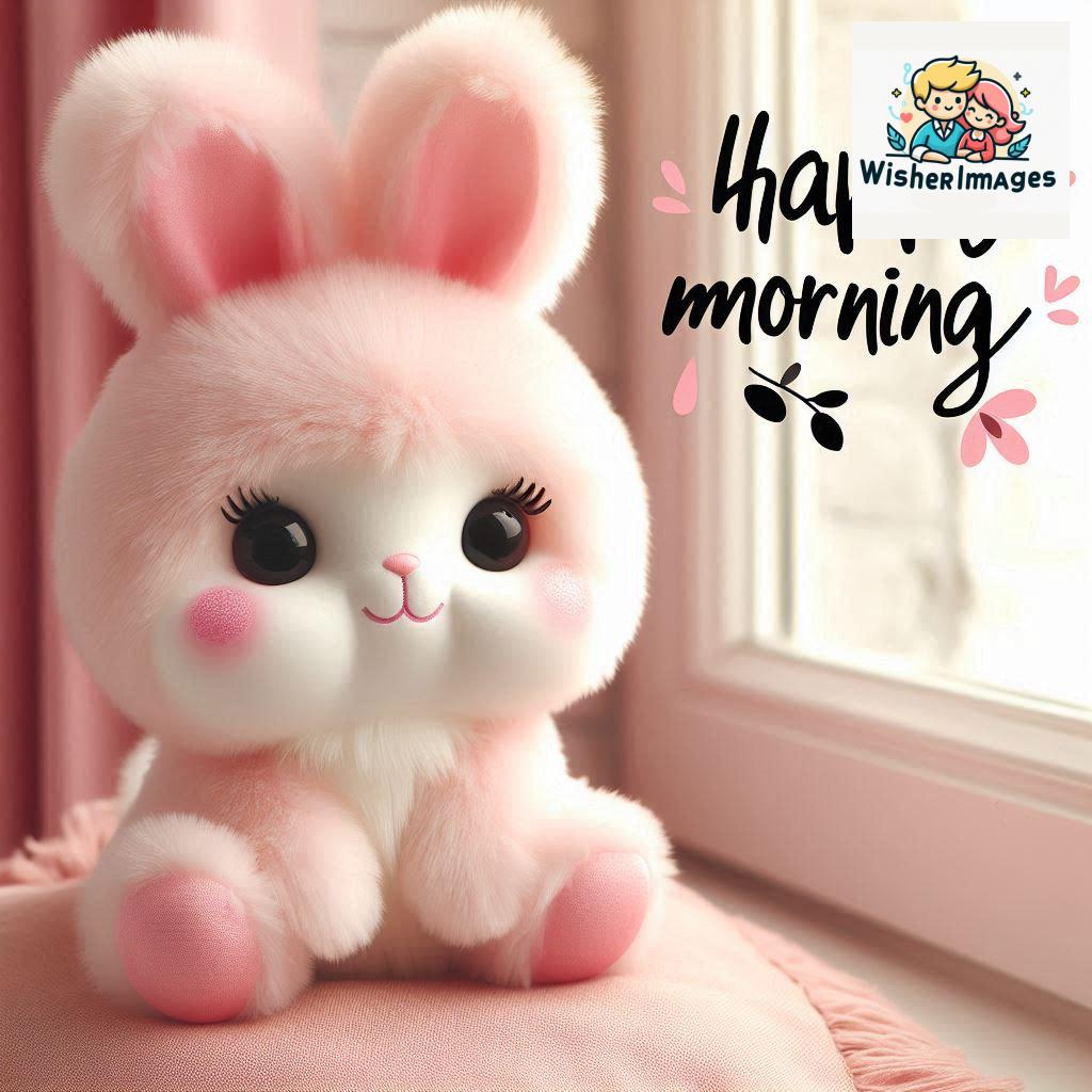 cute rabbit couple cartoon bunny good morning images rabbit good morning images funny (47)