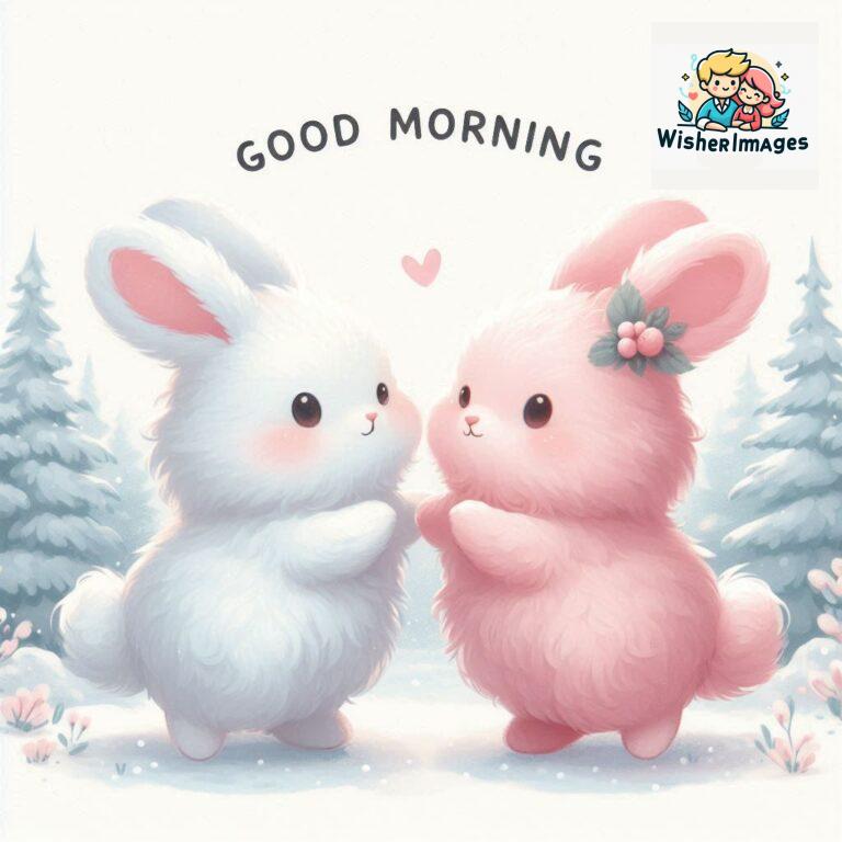 cute rabbit couple cartoon bunny good morning images rabbit good morning images funny (48)