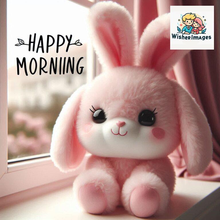 cute rabbit couple cartoon bunny good morning images rabbit good morning images funny (49)