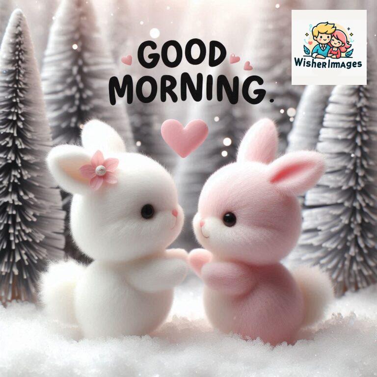 cute rabbit couple cartoon bunny good morning images rabbit good morning images funny (49)