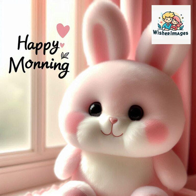 cute rabbit couple cartoon bunny good morning images rabbit good morning images funny (51)