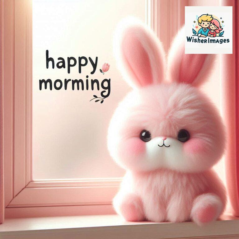 cute rabbit couple cartoon bunny good morning images rabbit good morning images funny (52)