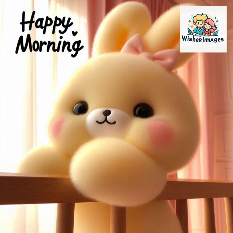 cute rabbit couple cartoon bunny good morning images rabbit good morning images funny (55)