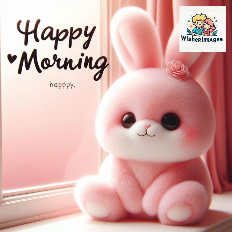 cute rabbit couple cartoon bunny good morning images rabbit good morning images funny (57)