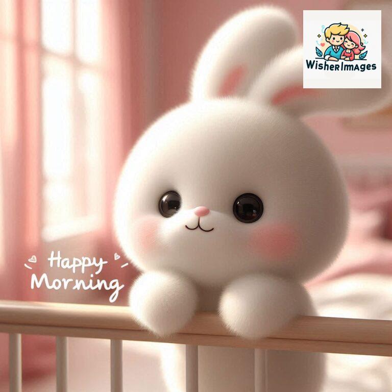 cute rabbit couple cartoon bunny good morning images rabbit good morning images funny (58)