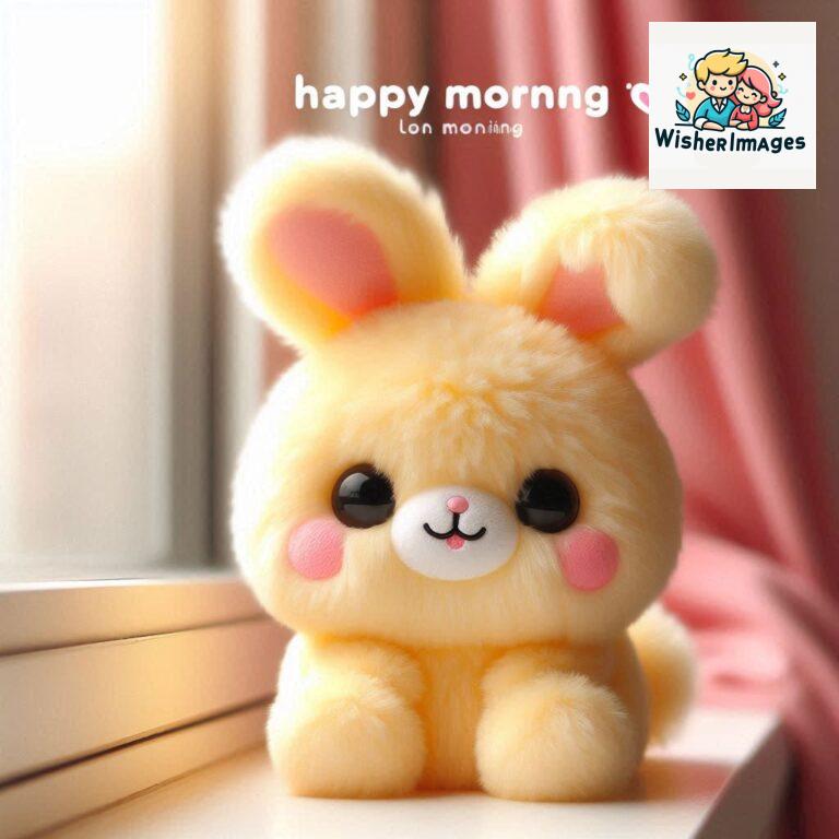 cute rabbit couple cartoon bunny good morning images rabbit good morning images funny (6)