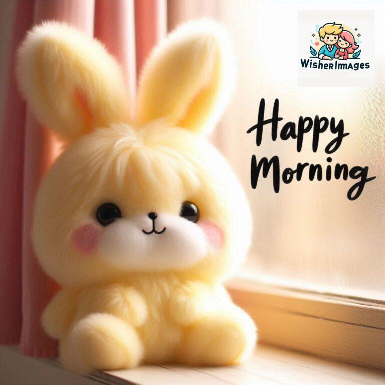 cute rabbit couple cartoon bunny good morning images rabbit good morning images funny (61)