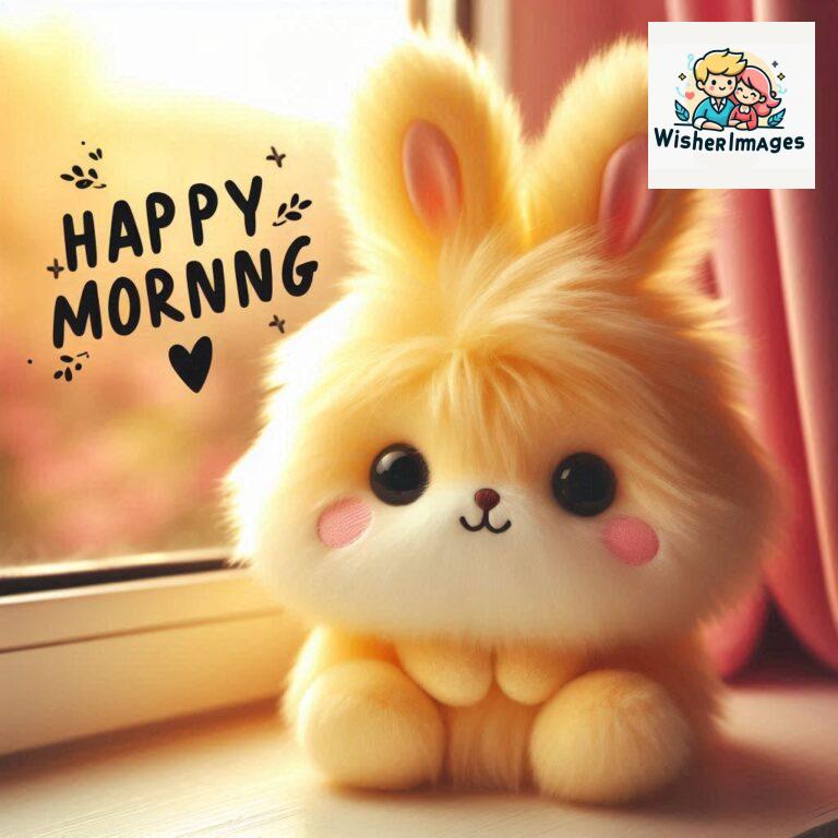 cute rabbit couple cartoon bunny good morning images rabbit good morning images funny (63)