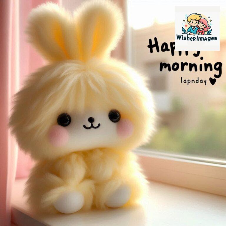 cute rabbit couple cartoon bunny good morning images rabbit good morning images funny (64)