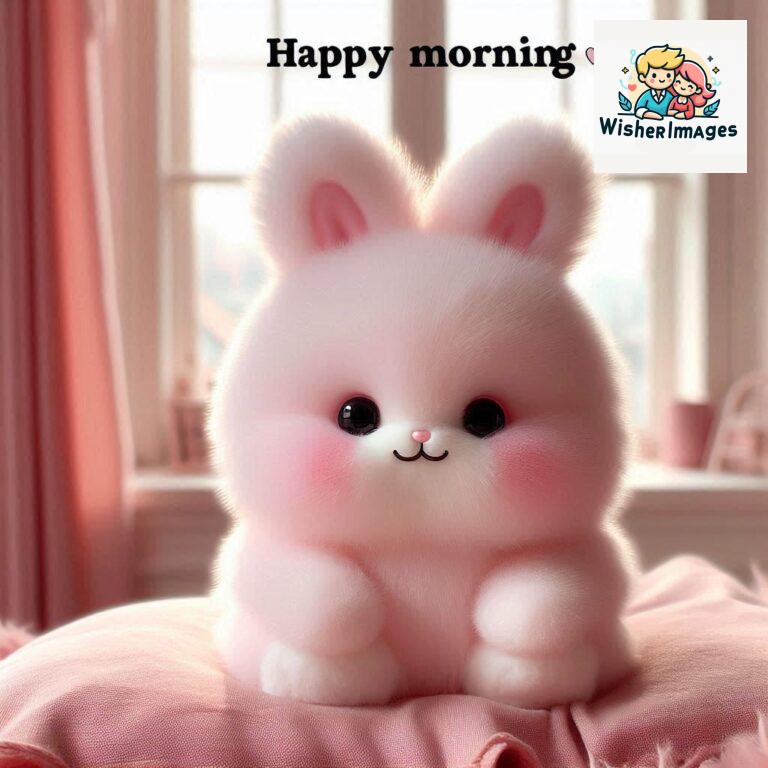 cute rabbit couple cartoon bunny good morning images rabbit good morning images funny (66)